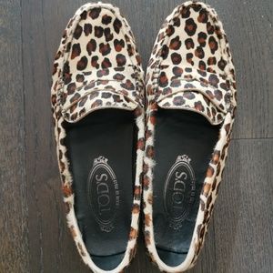 Tod's Women's Loaffer Leopard Print